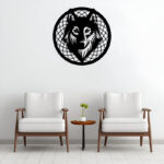 دیوارکوب مدل گرگ فلزی کد zb2