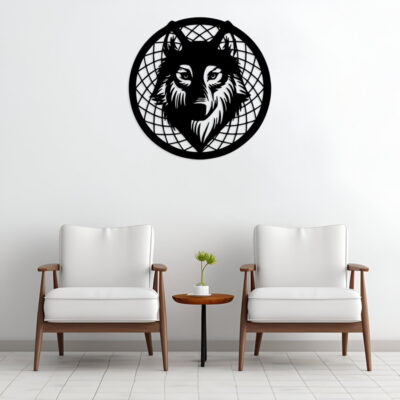 دیوارکوب مدل گرگ فلزی کد zb2