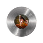 تابلو نیپ آرت طرح دیسک گرامافون مدل 9169 فریم نقره ای