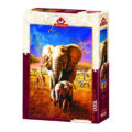 پازل 1000 تکه آرت پازل مدل Mother Elephant كد 5204