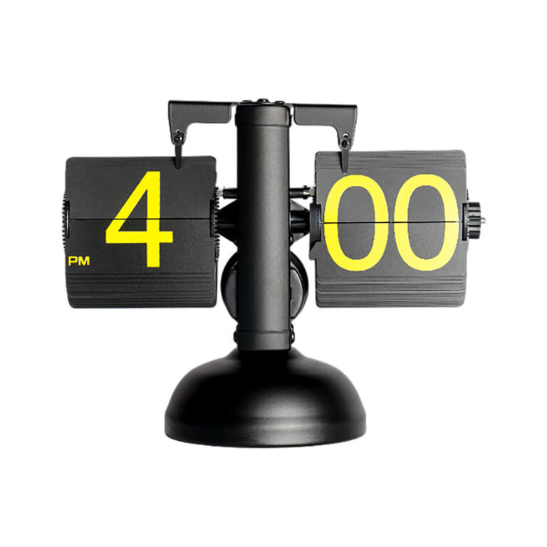 ساعت رومیزی ورقهای مدل نوشته رنگی کد TN-112