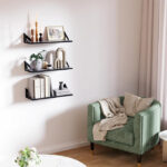 شلف دیواری دینیال مدل مثلثی کد DN-02SH-06 مجموعه شش عددی