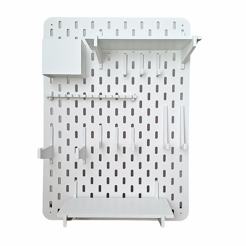 f9ab71ab6253e527f19aa6e499f9cfdf شلف دیواری مدل پگ بورد عمودی 4565