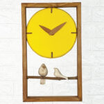 ساعت دیواری سهیل مدل پرنده g30