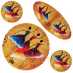 ست رومیزی 4 تکه رنس مدل SS32-42041