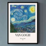 تابلو مدل The starry night کد 248901673