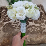 دسته گل مصنوعی مدل پیونی کد 02