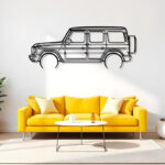 تابلو مدل فلزی طرح ماشین بنز جی کلاس کد NT04001