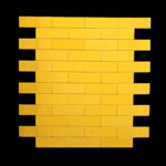 دیوارپوش مدل تایل بین کابینتی پشت چسبدار طرح آجری بسته 6 عددی