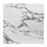 دیوارپوش مدل تایل بین کابینتی طرح سنگ مرمر پشت چسبدار کد 1 بسته 6 عددی