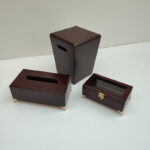 ست سطل و جای دستمال کد 3102 به همراه جا کاردی